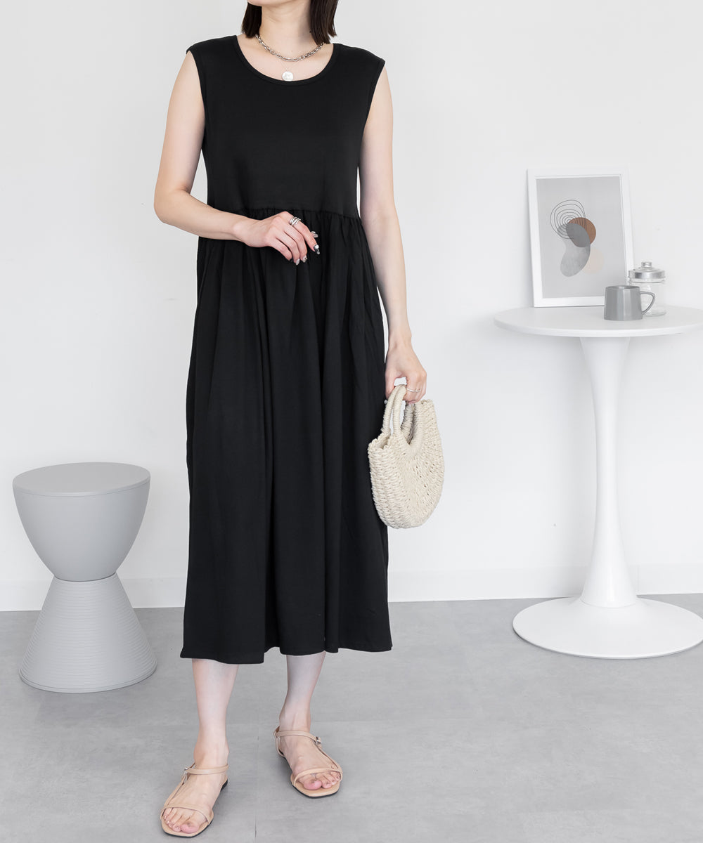 ジャングルジャロピー JUNGLE JALOPY ノースリーブカットワンピース レディース 大きいサイズ （BLACK） BLACK