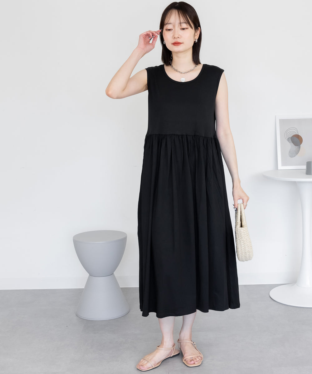 ジャングルジャロピー JUNGLE JALOPY ノースリーブカットワンピース レディース 大きいサイズ （BLACK） BLACK