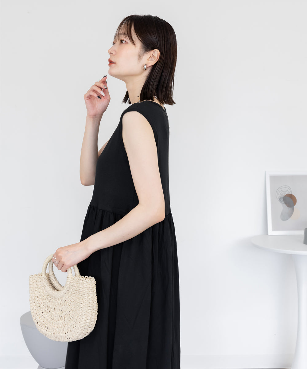 ジャングルジャロピー JUNGLE JALOPY ノースリーブカットワンピース レディース 大きいサイズ （BLACK） BLACK