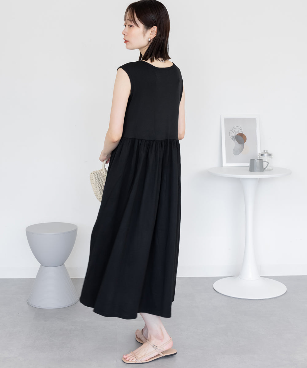 ジャングルジャロピー JUNGLE JALOPY ノースリーブカットワンピース レディース 大きいサイズ （BLACK） BLACK