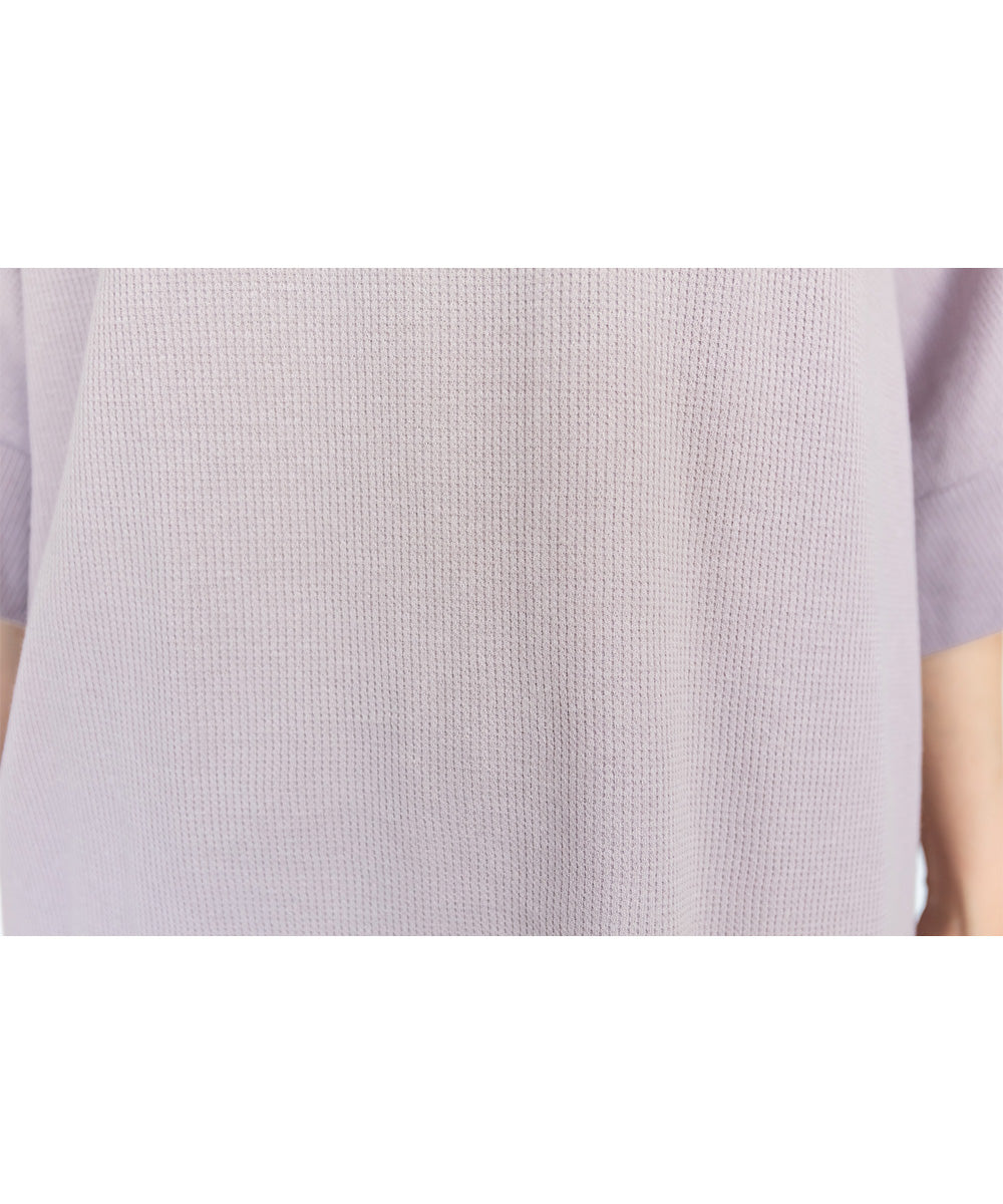 ジャングルジャロピー JUNGLE JALOPY コットンワッフル7分袖ドルマンTシャツ レディース 大きいサイズ （C-GRAY） C-GRAY