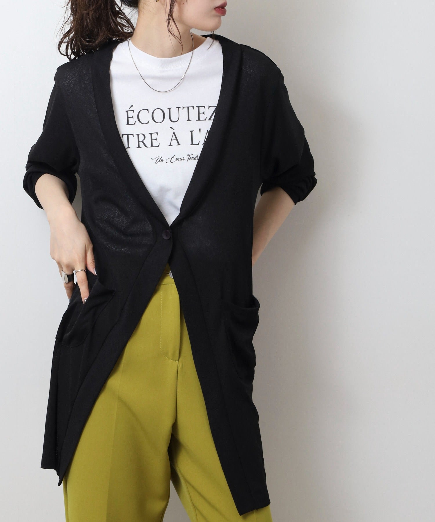 ジャングルジャロピー JUNGLE JALOPY シアースラブロングカーディガン レディース （BLACK） BLACK