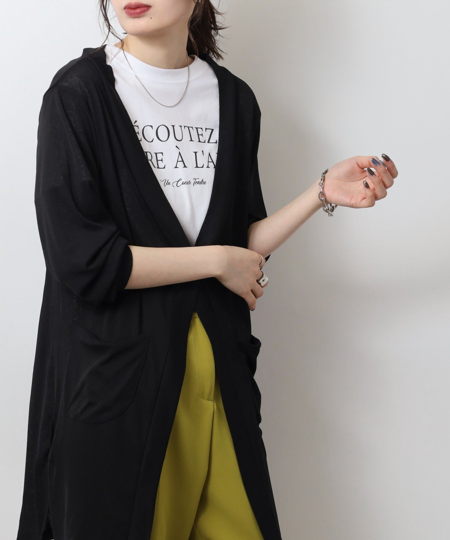 ジャングルジャロピー JUNGLE JALOPY シアースラブロングカーディガン レディース （BLACK） BLACK