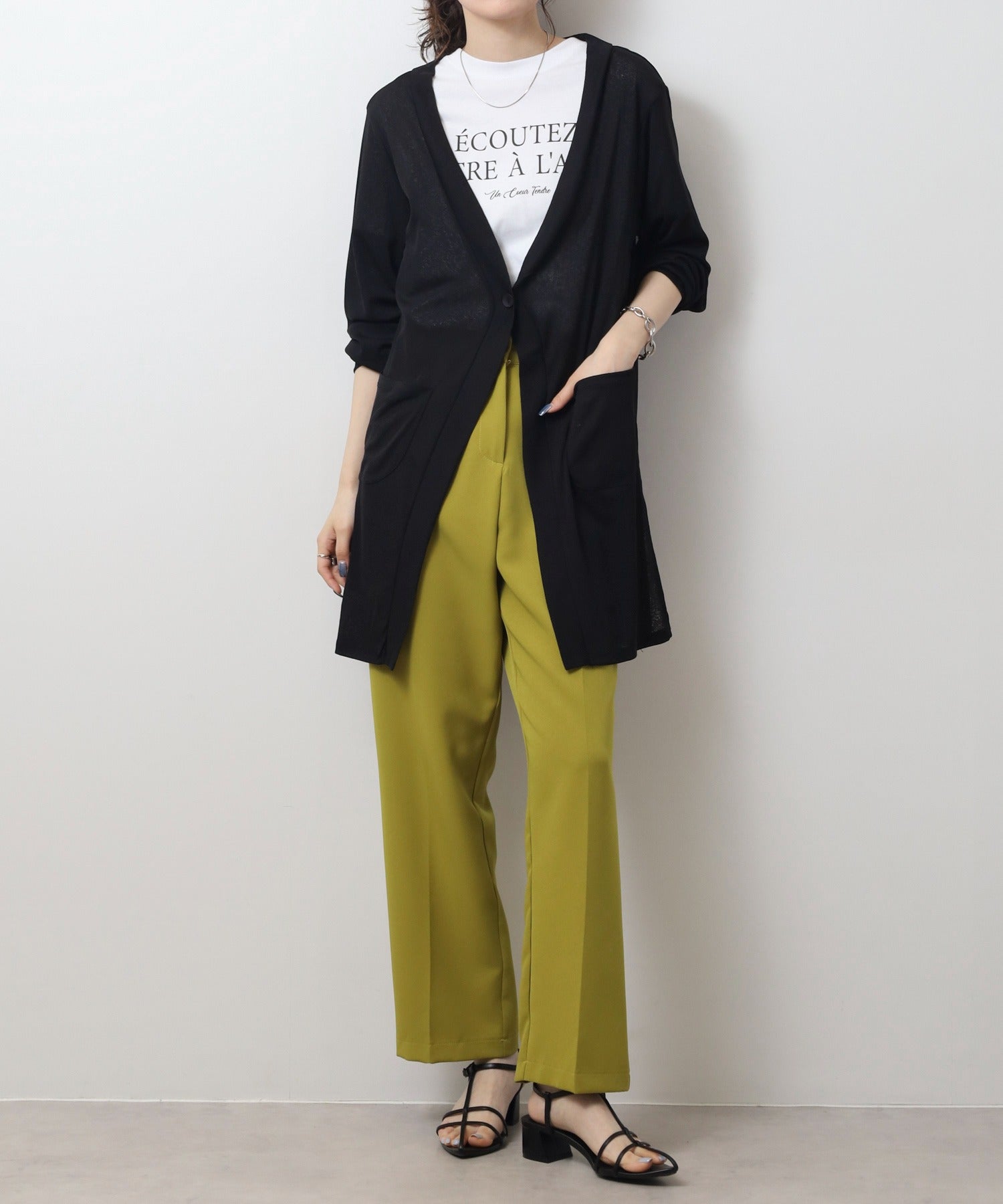 ジャングルジャロピー JUNGLE JALOPY シアースラブロングカーディガン レディース （BLACK） BLACK