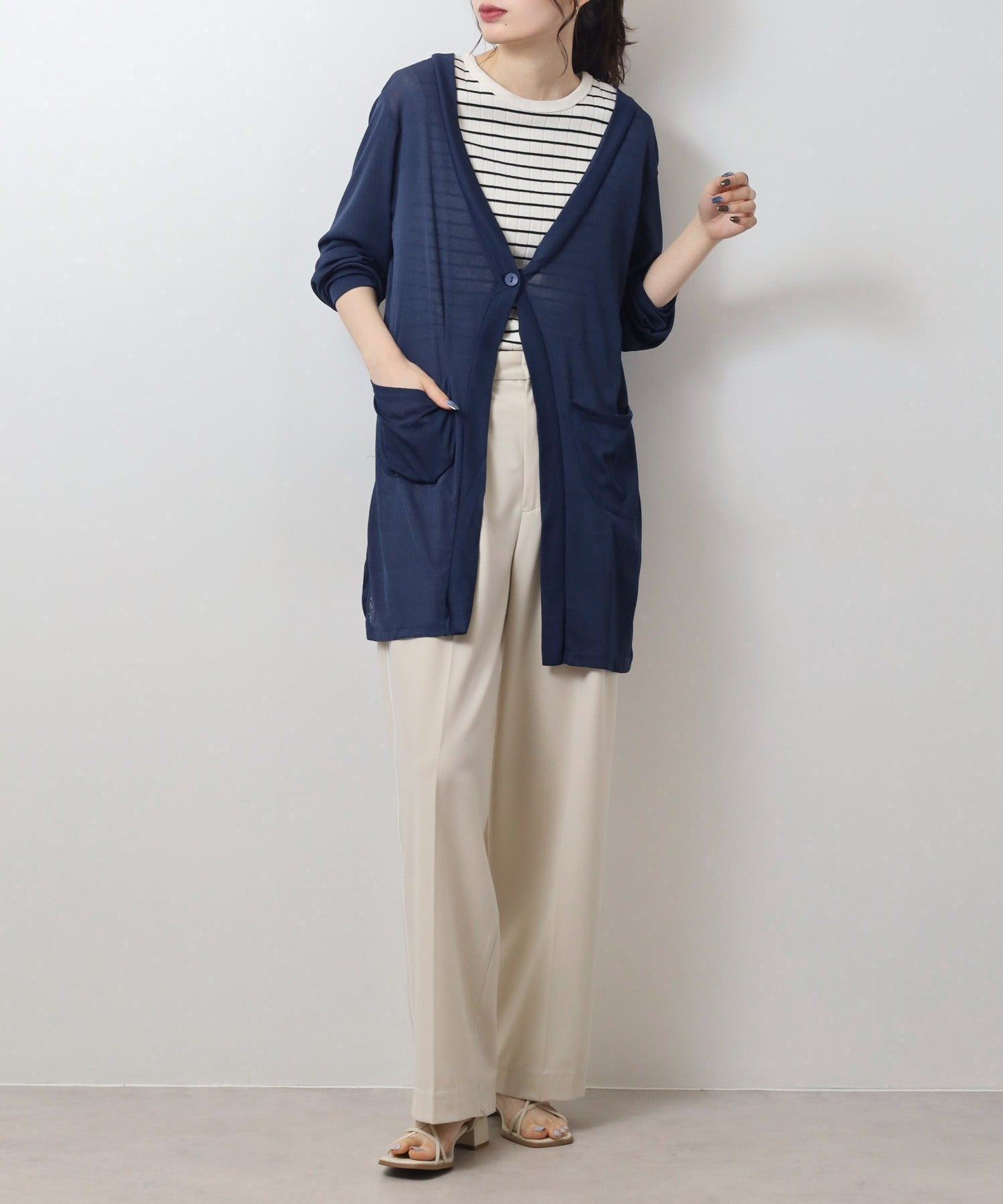 ジャングルジャロピー JUNGLE JALOPY シアースラブロングカーディガン レディース （NAVY） NAVY
