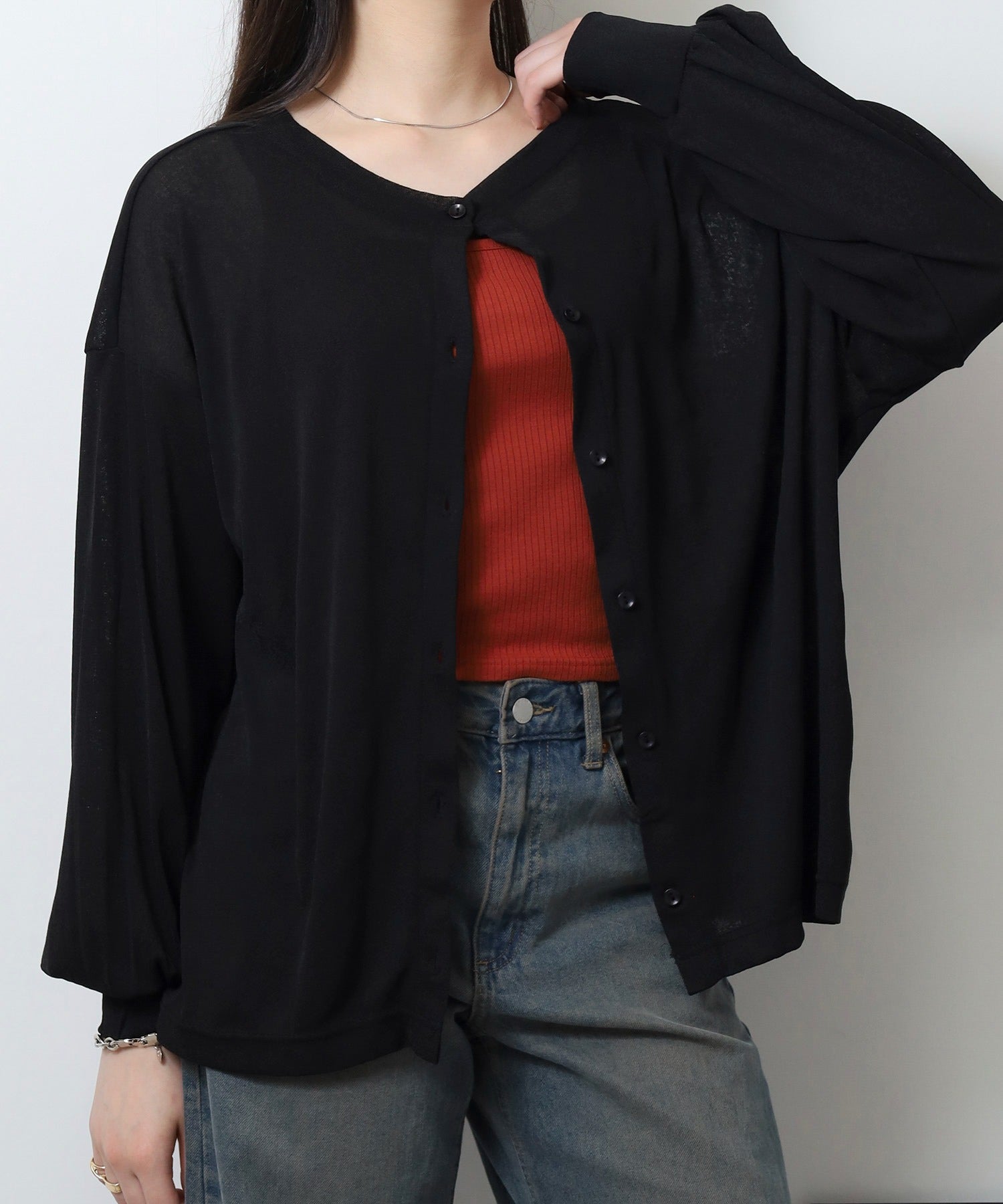ジャングルジャロピー JUNGLE JALOPY シアースラブカーディガン レディース （BLACK） BLACK