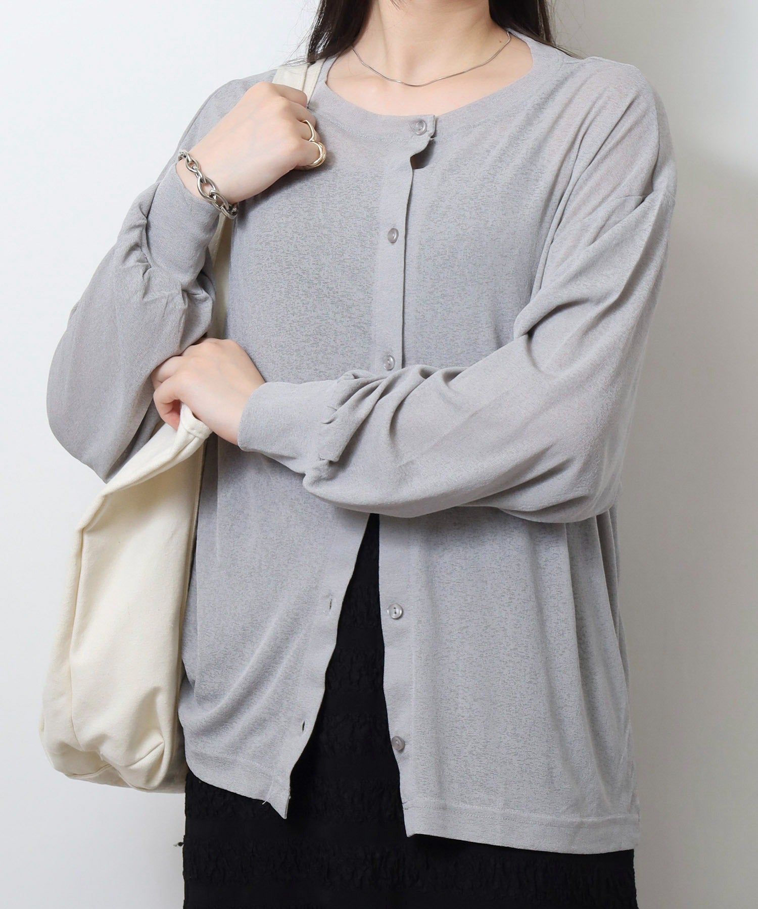ジャングルジャロピー JUNGLE JALOPY シアースラブカーディガン レディース （M-GRAY） M-GRAY
