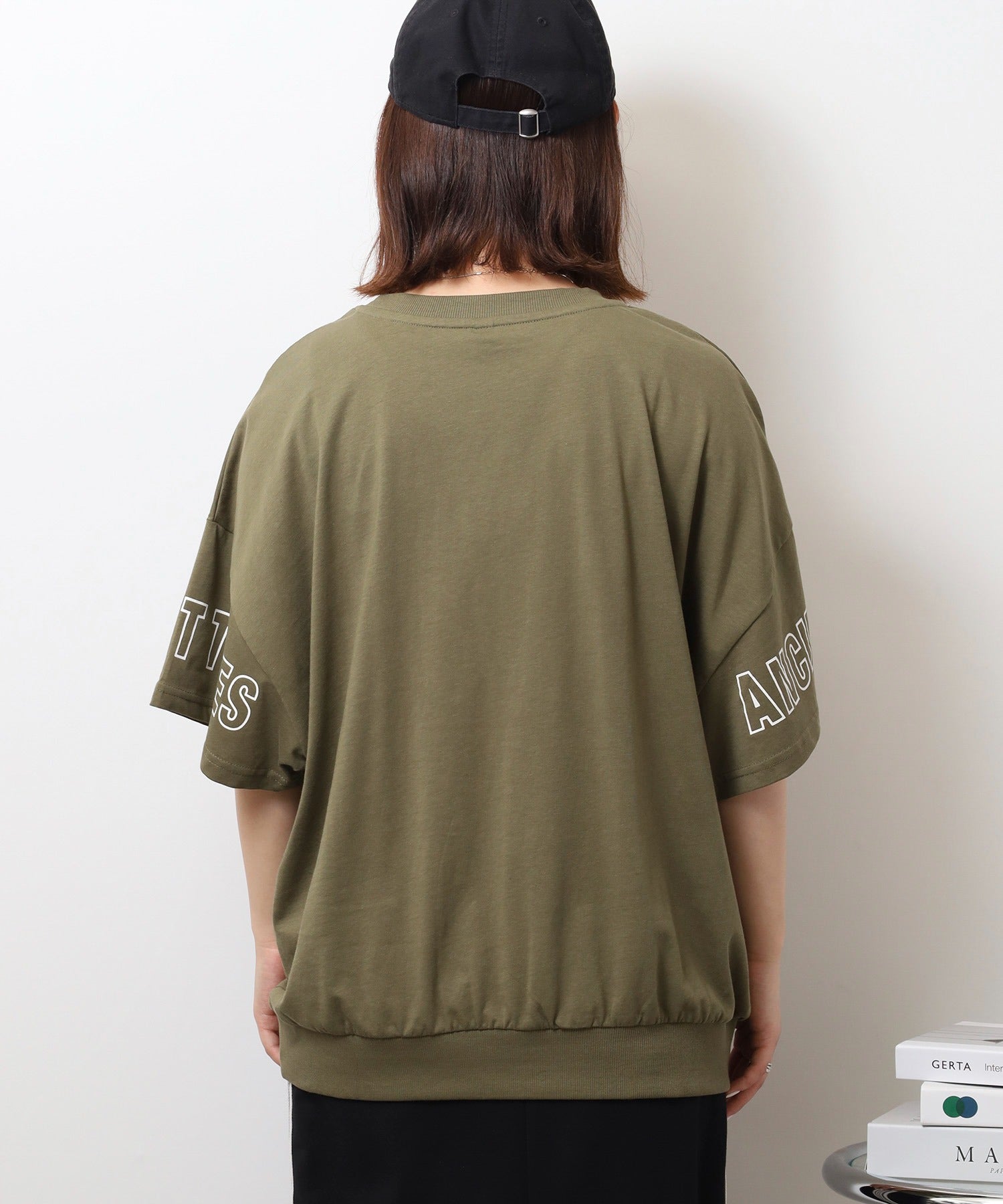 ジャングルジャロピー JUNGLE JALOPY ポケット付きオーバーサイズシルエットロゴプリントTシャツ レディース （WHITE） WHITE