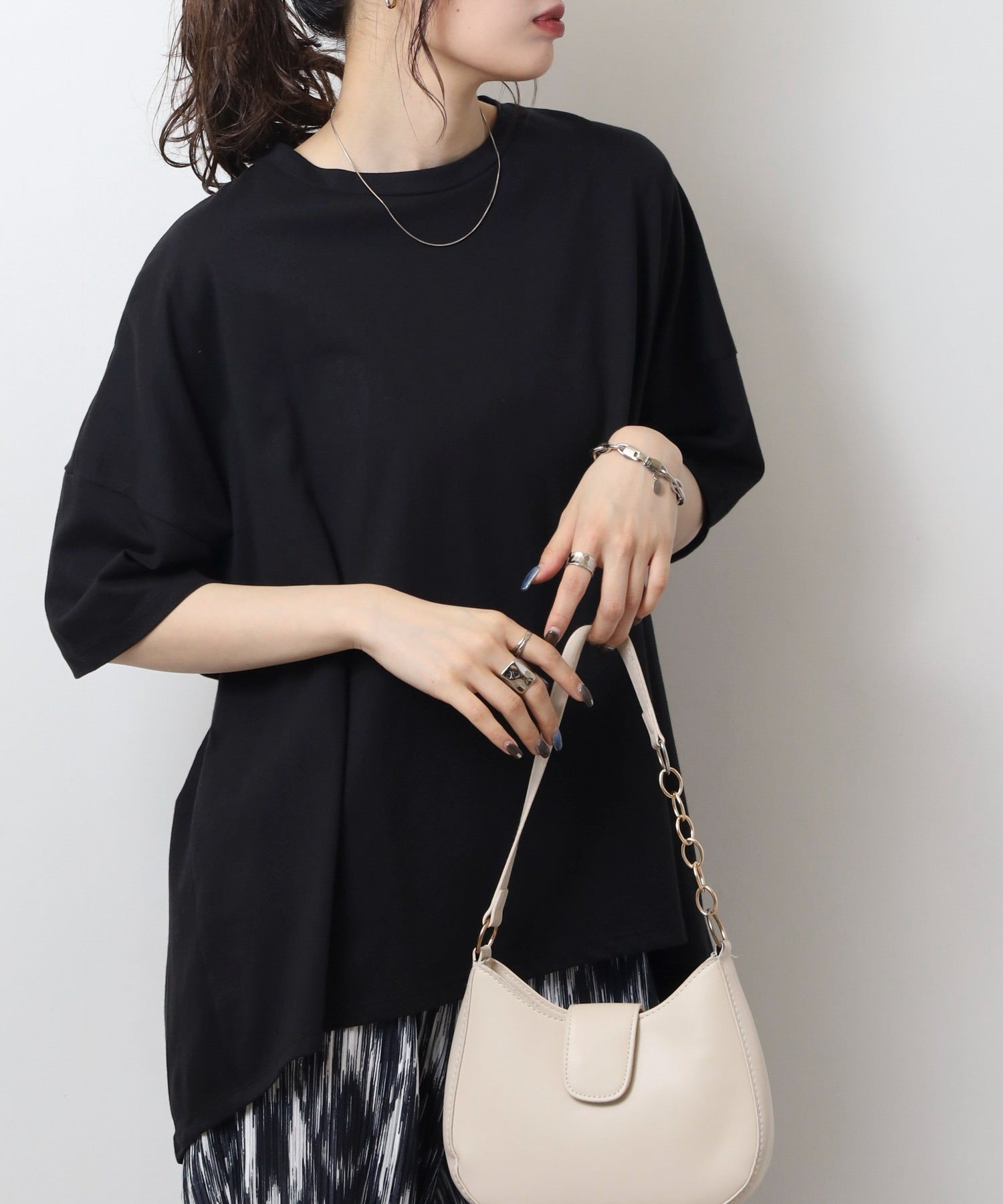 ジャングルジャロピー JUNGLE JALOPY バッグギャザーTシャツ レディース 半袖 フレア トップス シャツ 夏 夏服 チュニック （BLACK） BLACK