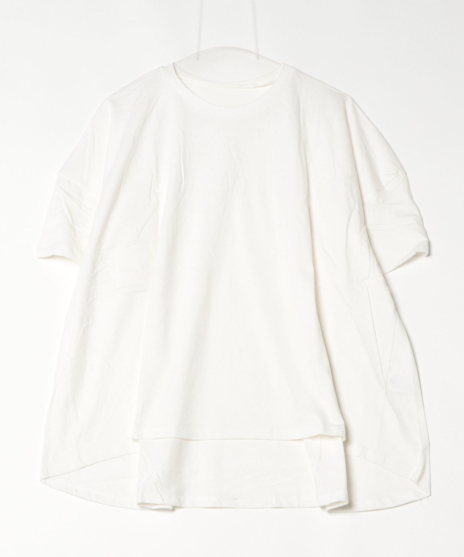 ジャングルジャロピー JUNGLE JALOPY バッグギャザーTシャツ レディース 半袖 フレア トップス シャツ 夏 夏服 チュニック （BLACK） BLACK