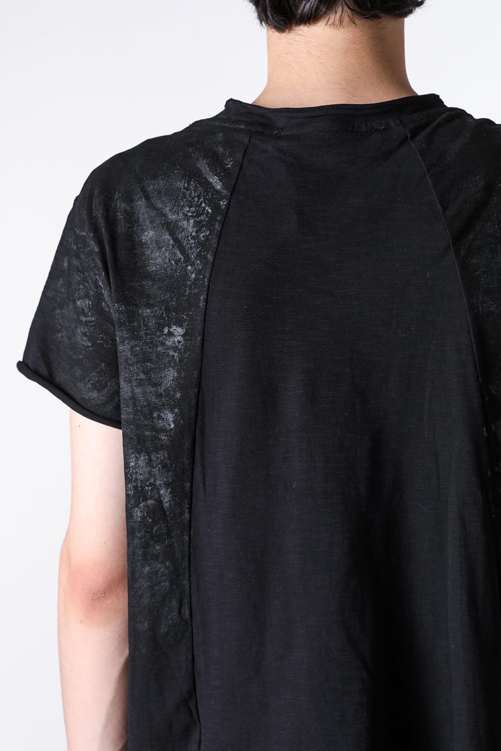 ジャスティン ゴール JUSTIN GALL GEO BASE COATED TEE （Black Tar） Black Tar