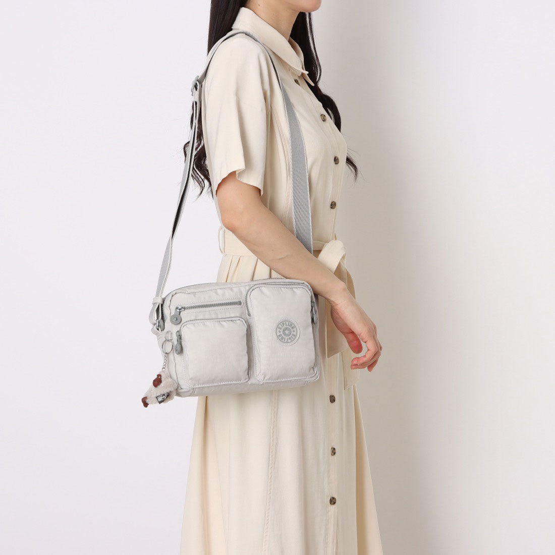 キプリング Kipling ショルダーバッグ KIA9Z80NR レディース ABERDEEN （COOL FOG） COOL FOG