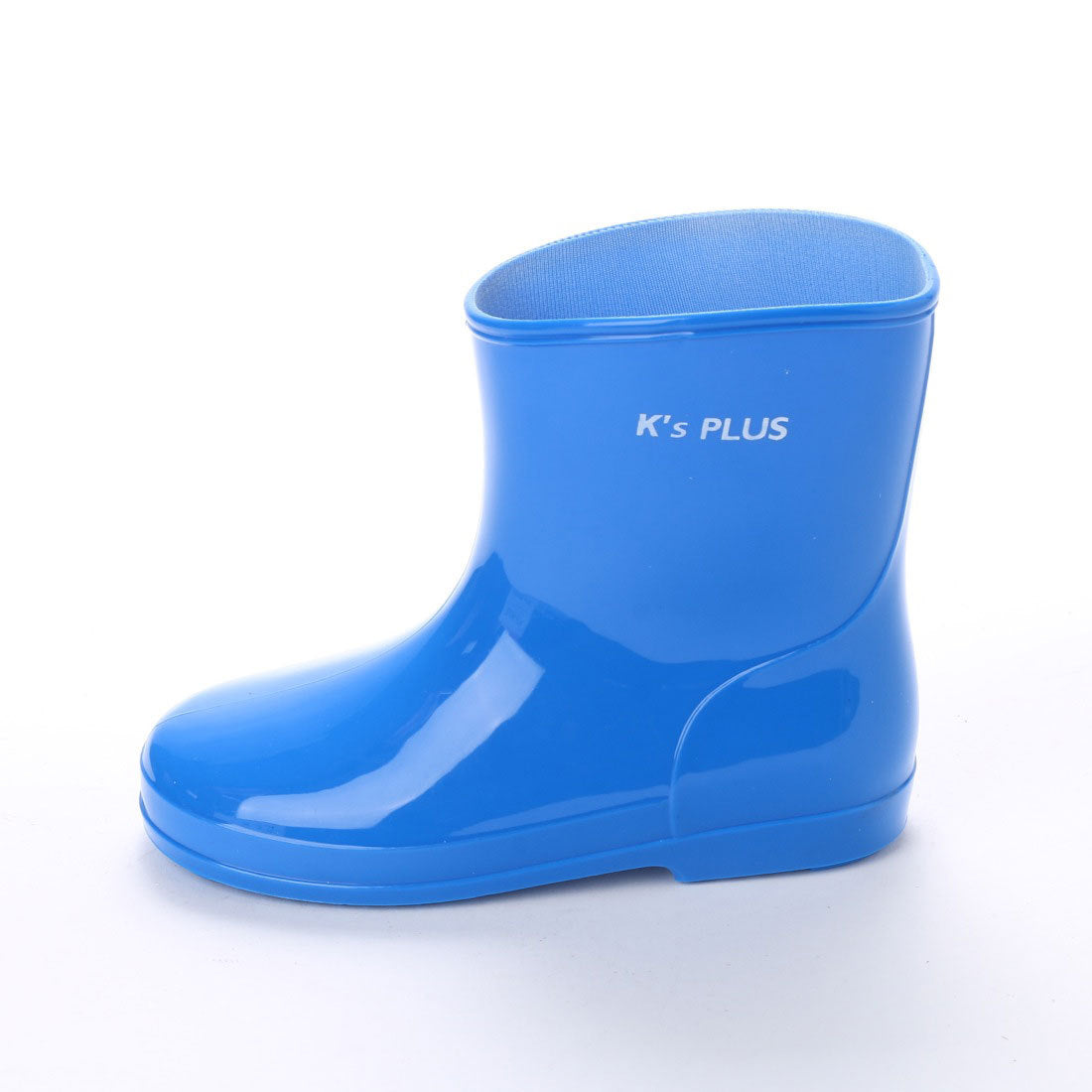 ケーズプラス K's PLUS キッズ ショート レインブーツ レインシューズ 長靴 雨靴 完全防水 幅広 防滑 シンプル かわいい パステル デコレーションブーツの素材として最適 kp_17003