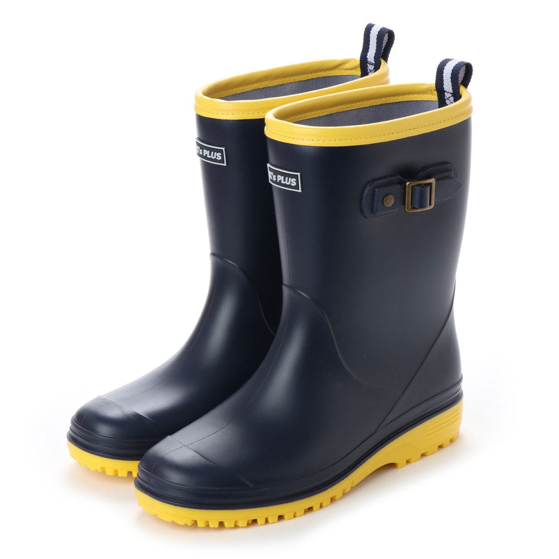 ケーズプラス K's PLUS キッズ レインブーツ ジョッキーブーツ レインシューズ 長靴 完全防水 防滑 雨の日の通学 雪遊び アウトドア マット調 男の子 女の子 kp_17008