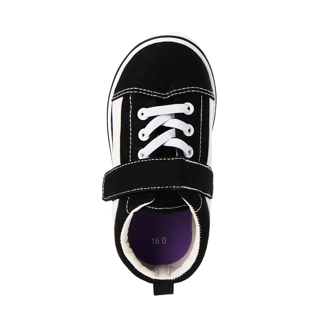 K's PLUS Kids Canvas Shoes Velcro Sneakers Low Cut Children's ASK0001