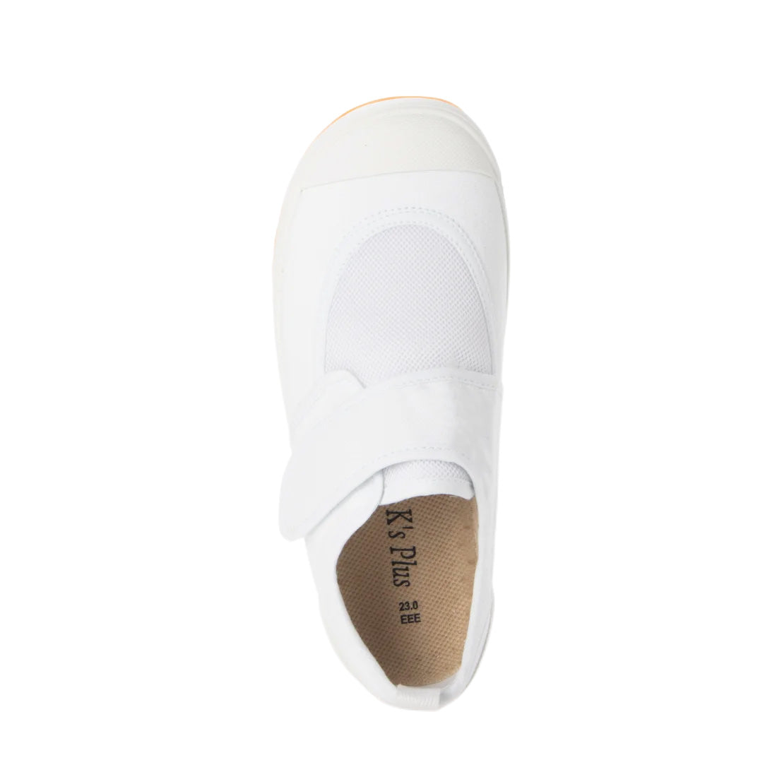 K's Plus K's K's Plus Slip Shoe學校鞋體育館鞋顏色Velley Velcro Velcro網狀抗菌除臭劑KP_23998