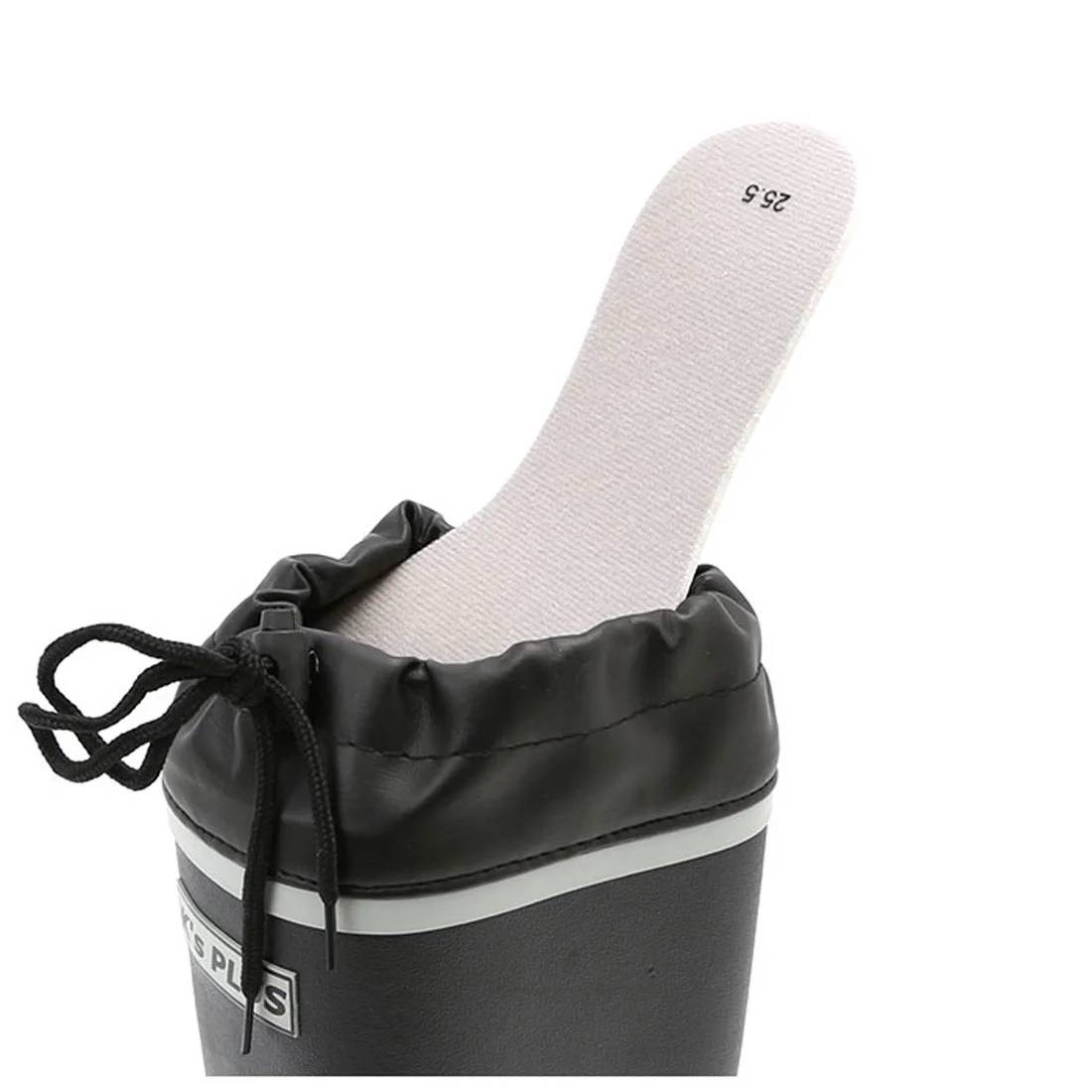 Men's rain boots, rubber boots, work boots, work boots, rubber boots, drawstring, drawstring bag, heel kicker, waterproof, non-slip sole, kp_17302