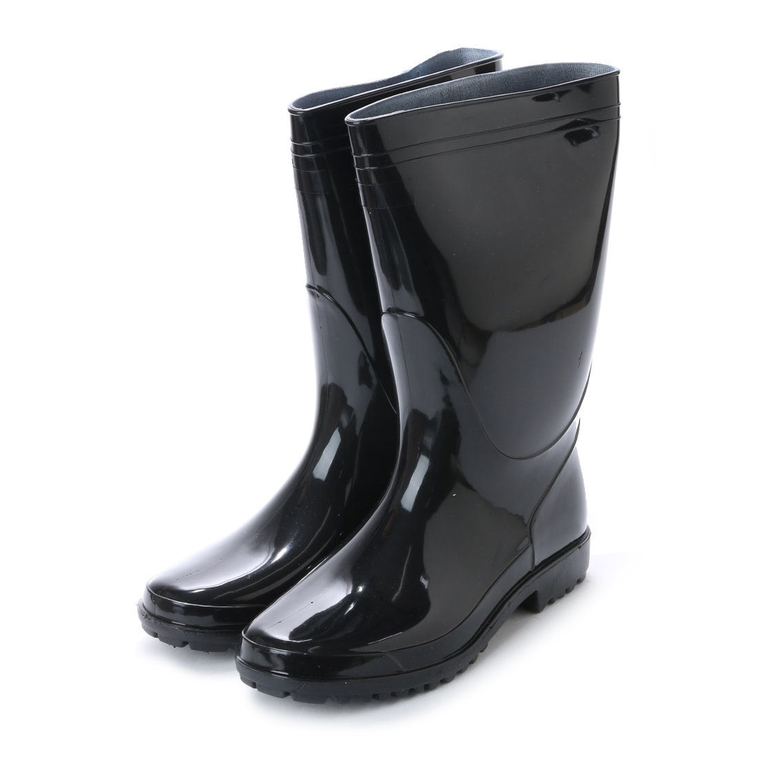K's PLUS Lightweight Half-Length Boots for Light Work Black Long Boots p_16049