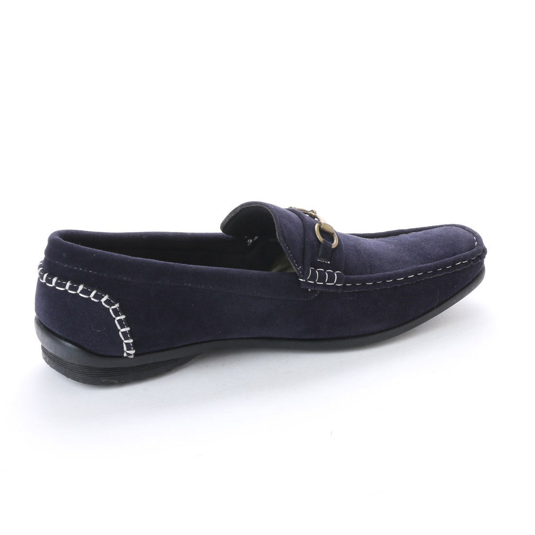 K's PLUS Driving Shoes Bit Loafers Suede Black kp_15109
