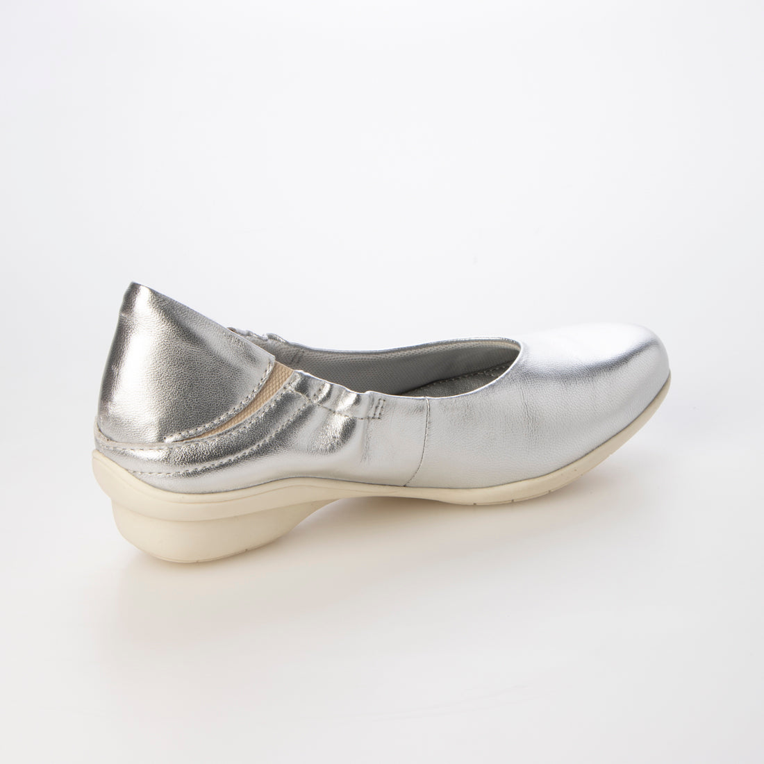 Kobe Oasis Genuine Leather Wide V-Cut Flat Shoes