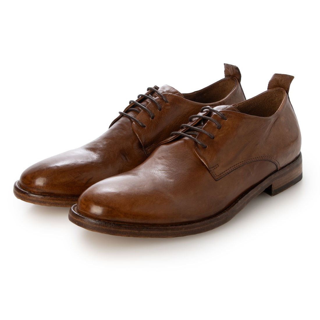 キング・タルトフォリー King Tartufoli レザー レースアップビジネスシューズ （BRANDY） BRANDY