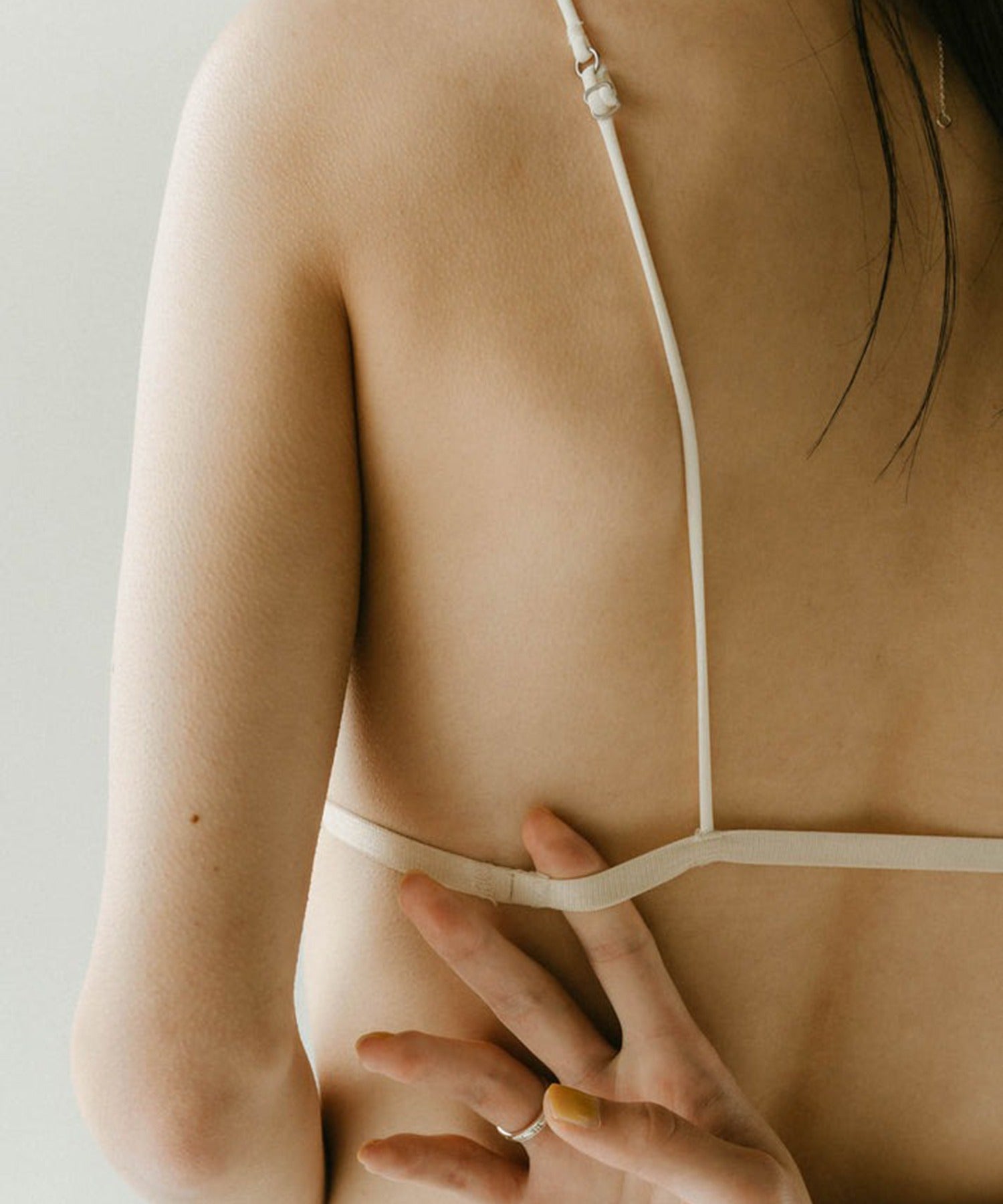 クヌースマーフ Knuth Marf knit triangle bra （アイボリー） アイボリー