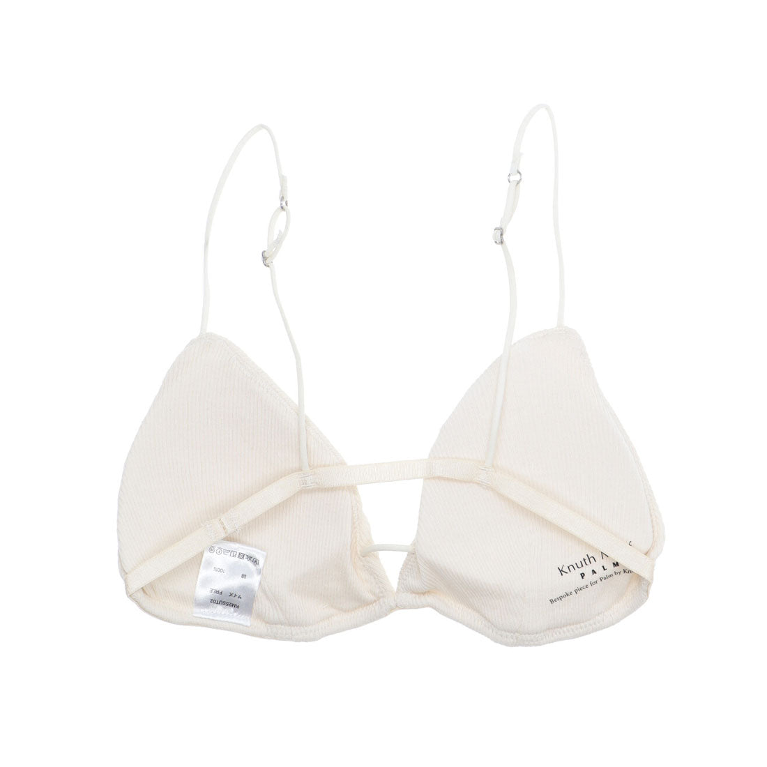 クヌースマーフ Knuth Marf knit triangle bra （アイボリー） アイボリー