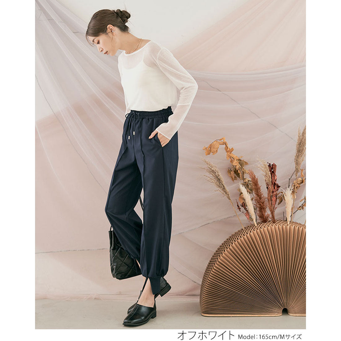 KiraKiraShop Knit-sew "Sheer knit-sew with sleeve switching, 9 colors, 3 sizes" [jgt0009]