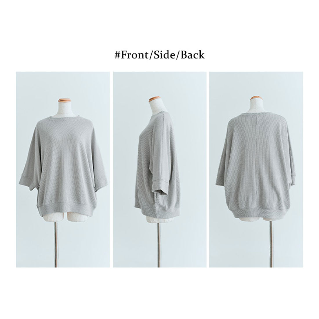 KiraKiraShop Tops《Cotton Stretch Dolman Top All 7 Colors》［jgt0055］