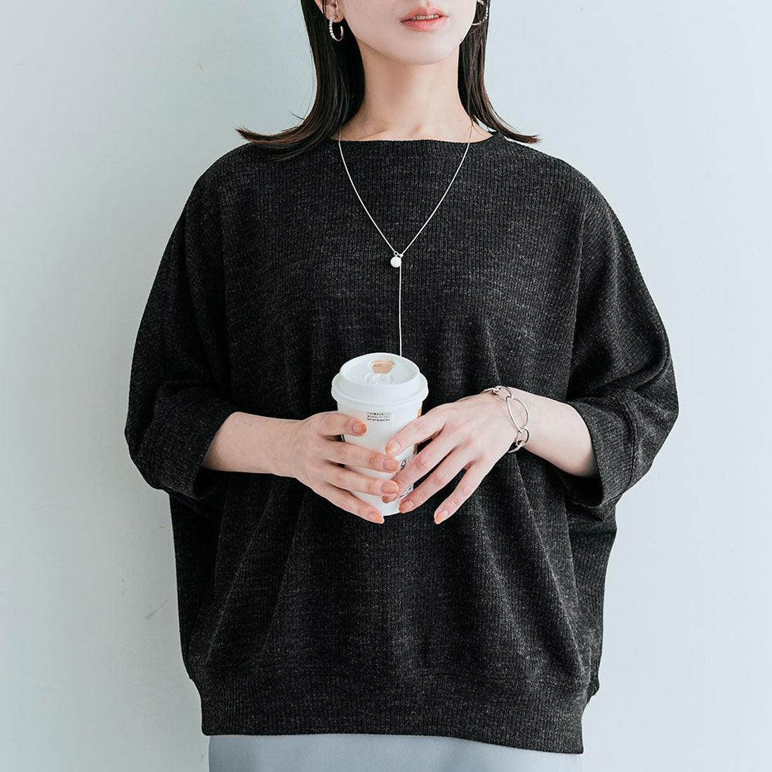 KiraKiraShop Tops《Cotton Stretch Dolman Top All 7 Colors》［jgt0055］