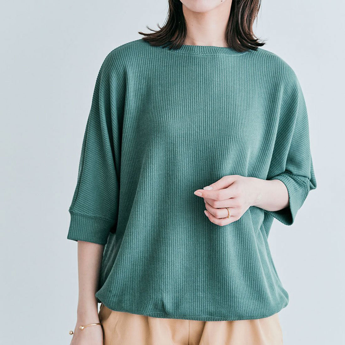 KiraKiraShop Tops《Cotton Stretch Dolman Top All 7 Colors》［jgt0055］