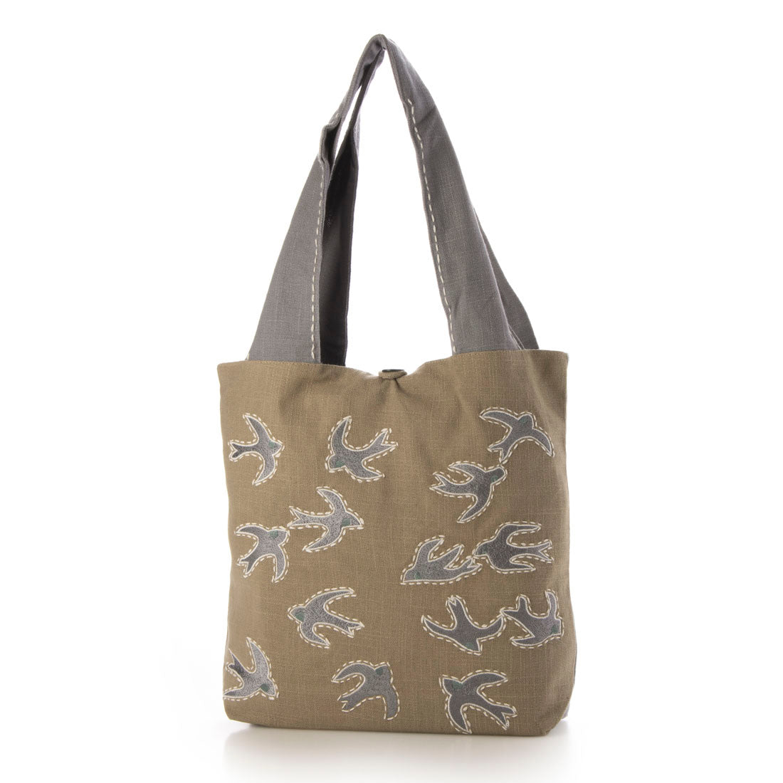 KANKAN Swallow Embroidered Tote Bag