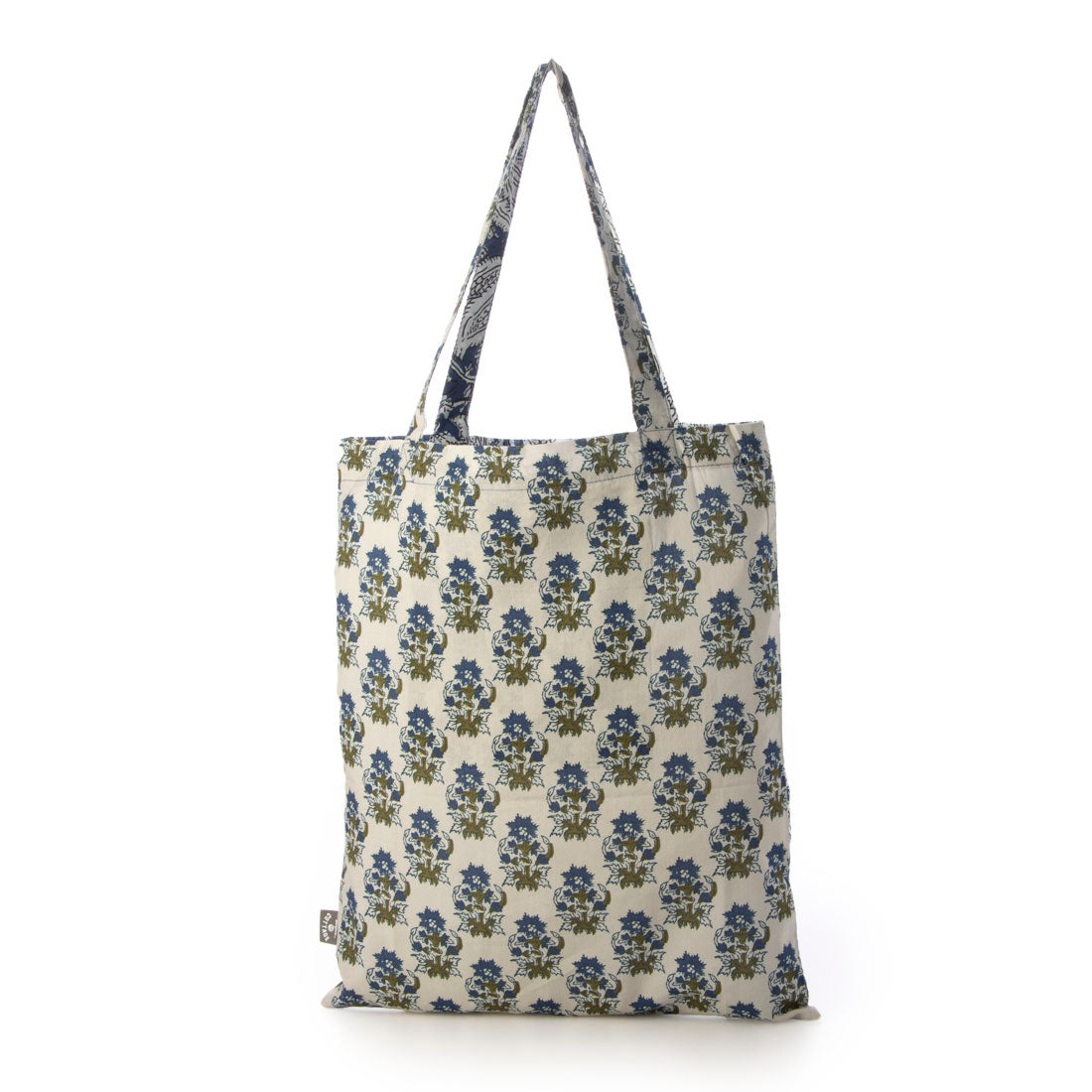 カンカン KANKAN ブークレ刺繍プリントトートバッグ