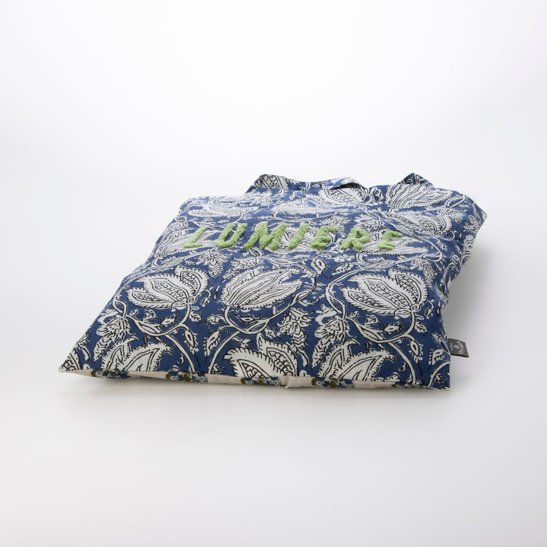 カンカン KANKAN ブークレ刺繍プリントトートバッグ