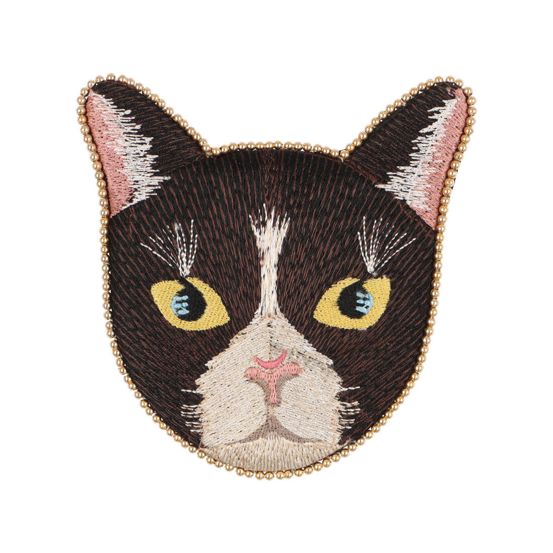 KANKAN Cat Embroidery Mirror