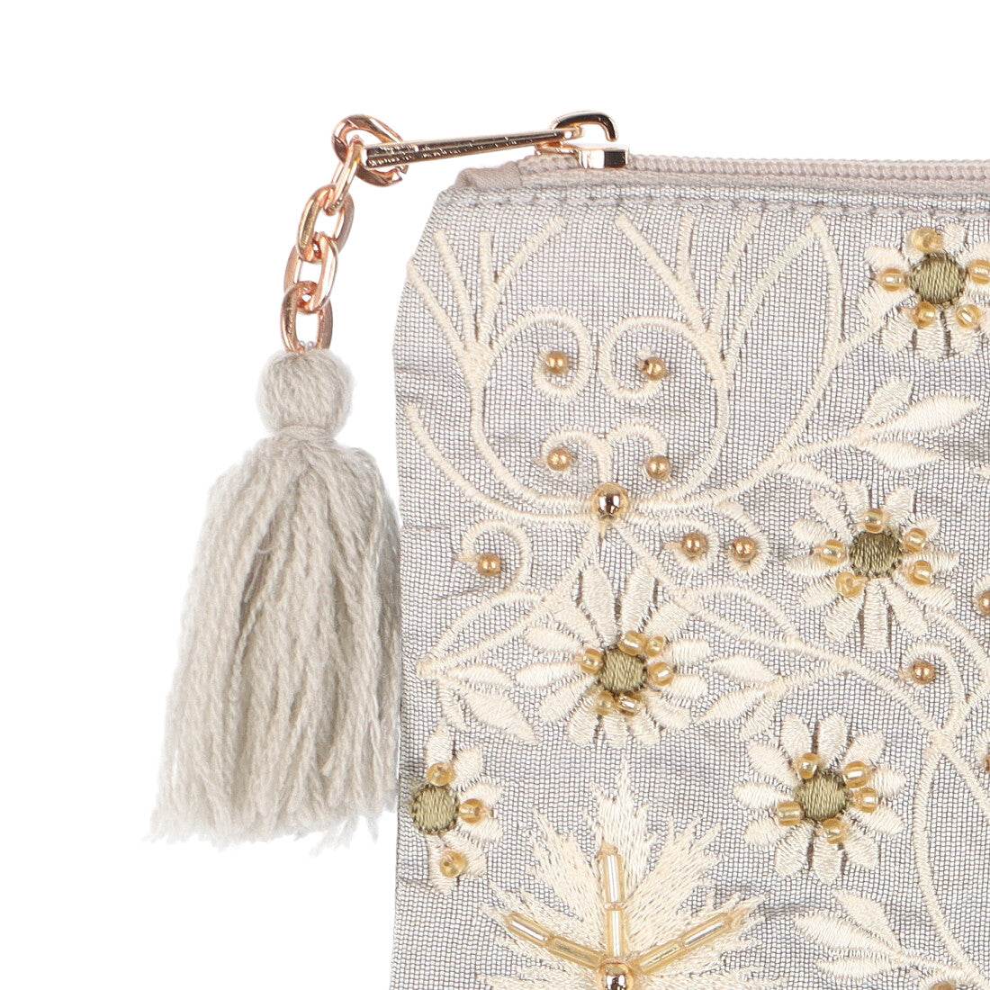 カンカン KANKAN ビーズ刺繍ポーチS