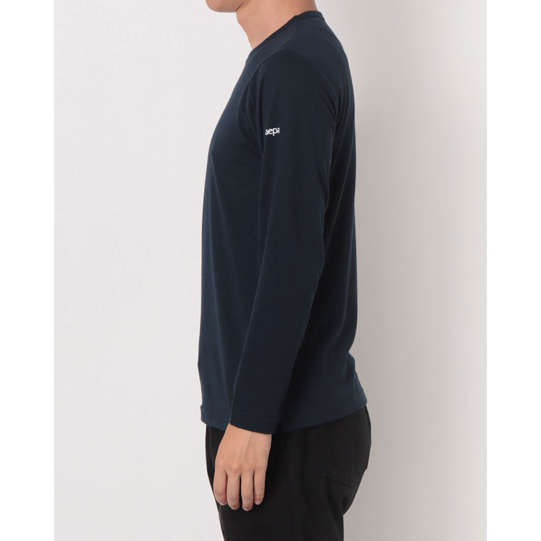 kaepa（ケイパ ）TC天竺 長袖丸首インナーTシャツ （ネイビー） ネイビー