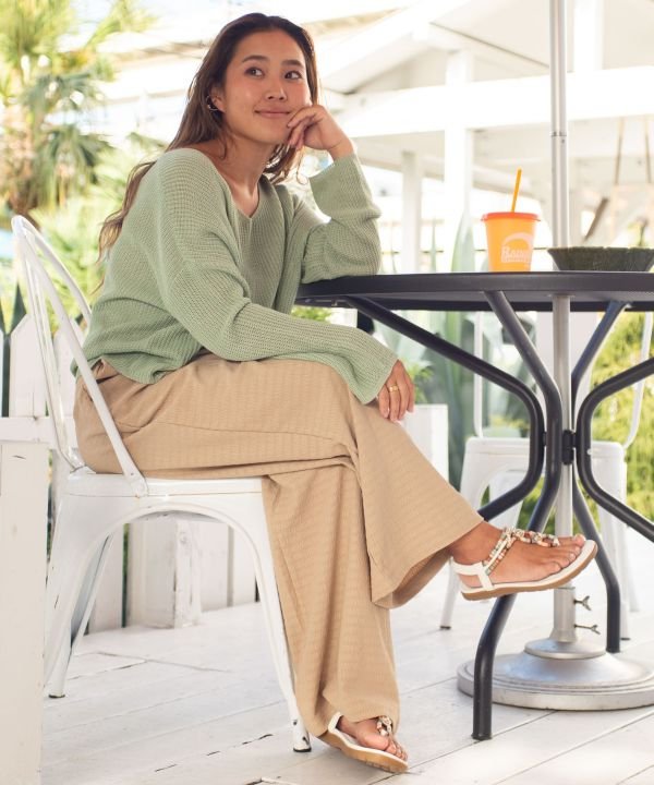 【Kahiko】カハカイサンダル ベージュ ベージュ