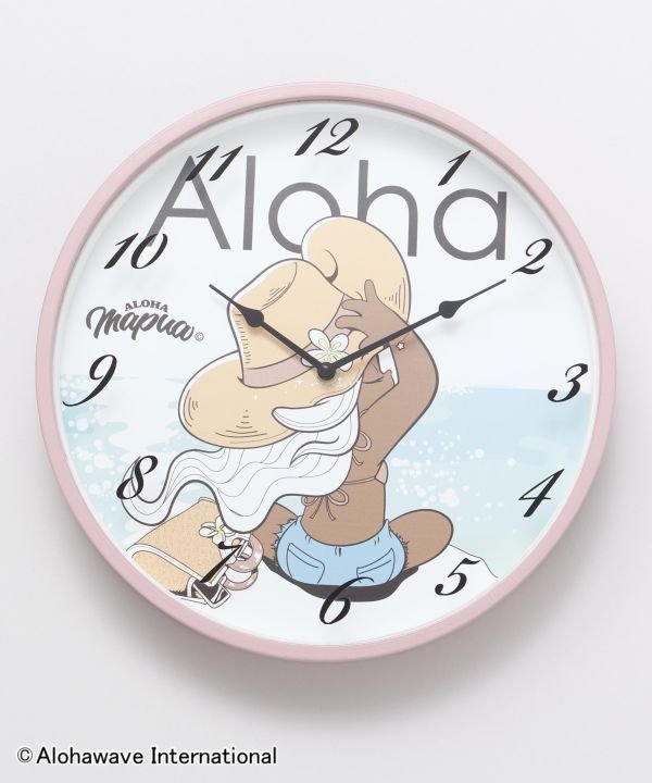 カヒコ Kahiko ALOHA MAPUAクロック【返品不可商品】 （ホワイト系） ホワイト系