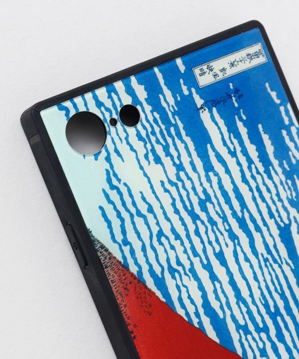 【カヤ】iPhone8/7兼用ガラス製スマホケース 和モダン柄スマホくるみ その他1