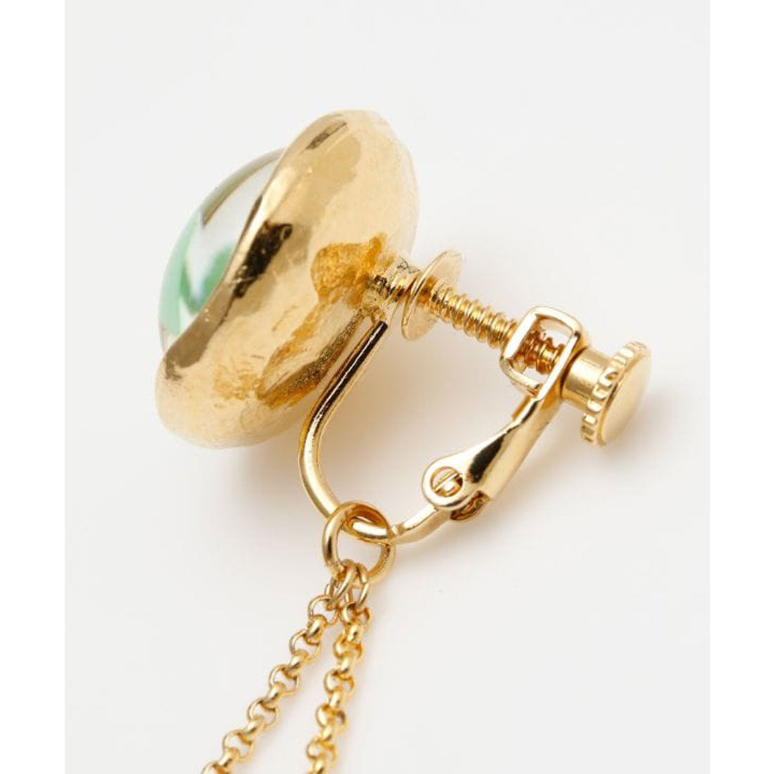 【カヤ】涼 おはじきイヤリング レッド レッド