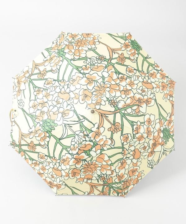 [KAYA] - SHIKI - Four Seasons Spring Wind Parasol, For both Sun and Rain, Green