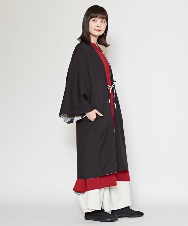 カヤ カヤ モダン着物羽織《重宗玉緒×倭物やカヤ》 （レッド） レッド