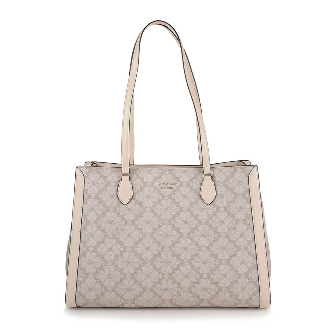 Kate Spade New York Tote Bag Spade Flower East West Laptop Tote KI791 250 Dark Beige Multi