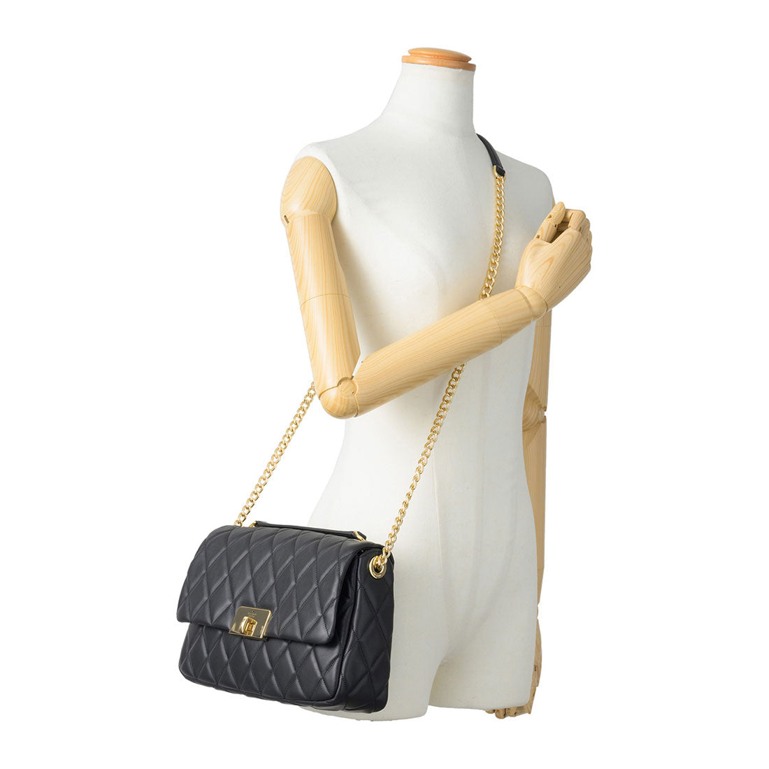 ケイトスペードニューヨーク kate spade new york ショルダーバッグ キャリー MEDIUM FLAP SHOULDER BAG KH228 001 BLACK （ブラック） ブラック