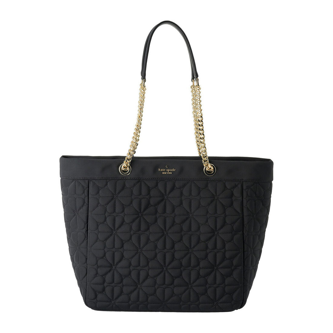 ケイトスペードニューヨーク kate spade new york トートバッグ スペードフラワー QUILTING TOTEBAG XL KK074 001 BLACK （ブラック） ブラック