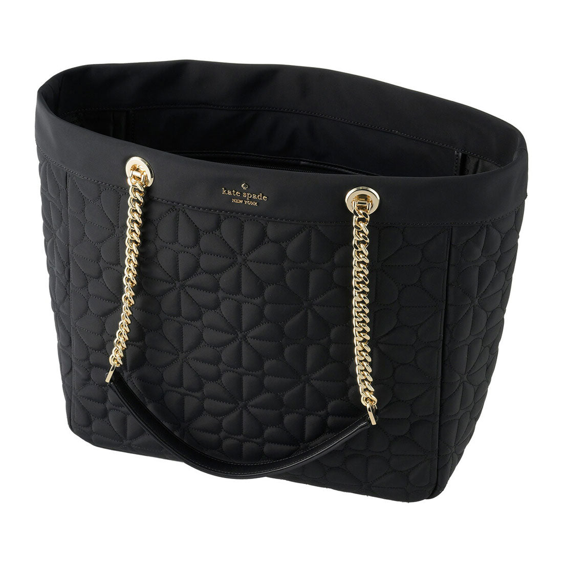 ケイトスペードニューヨーク kate spade new york トートバッグ スペードフラワー QUILTING TOTEBAG XL KK074 001 BLACK （ブラック） ブラック