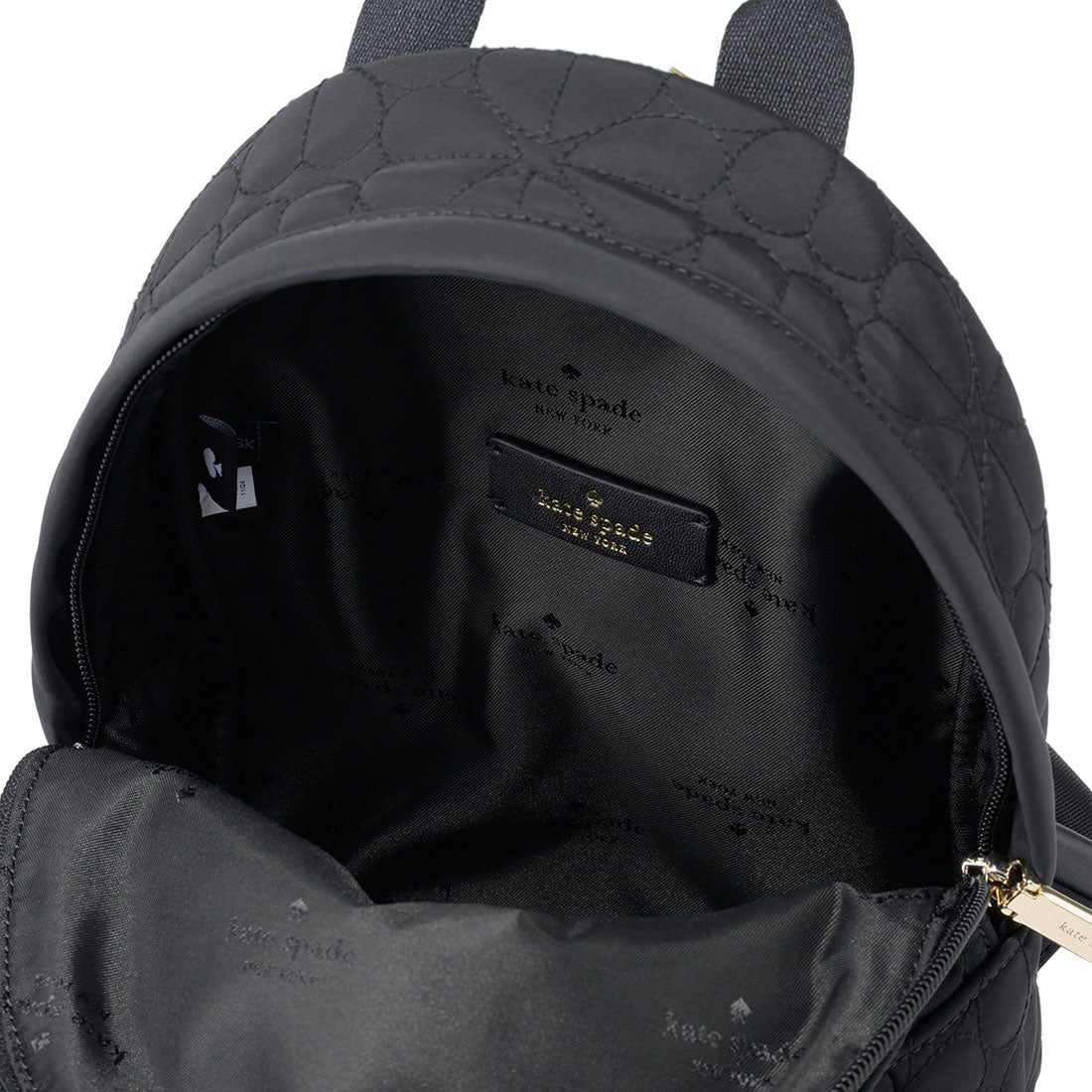 ケイトスペードニューヨーク kate spade new york リュックサック スペードフラワー QUILTING SMALL BACKPACK KK158 001 BLACK （ブラック） ブラック