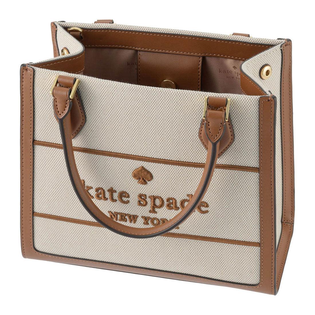 ケイトスペードニューヨーク kate spade new york ショルダーバッグ エリー CANVAS SMALL TOTE KK098 960 WARM GINGERBREAD MULTI （ウォームジンジャーブレッドマルチ） ウォームジンジャーブレッドマルチ
