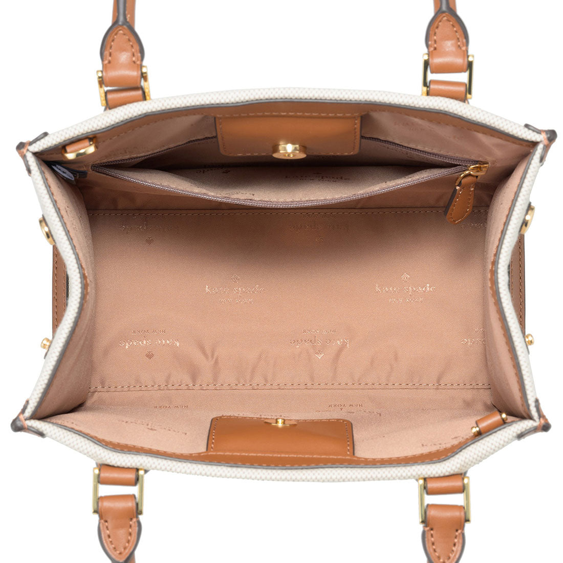 ケイトスペードニューヨーク kate spade new york ショルダーバッグ エリー CANVAS SMALL TOTE KK098 960 WARM GINGERBREAD MULTI （ウォームジンジャーブレッドマルチ） ウォームジンジャーブレッドマルチ